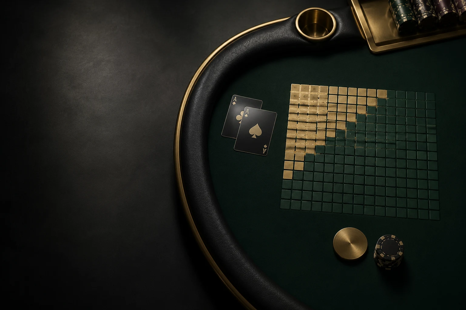 Poker strategy charts and cards